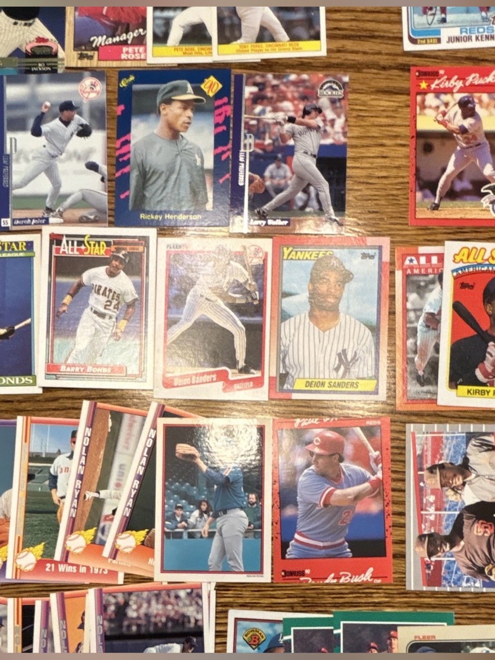 HUGE Lot of Hall of Famers and Legends from Bo, Bonds, Griffey, Nolan, Randy,etc - Picture 6 of 10